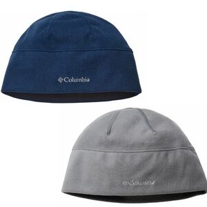 Columbia set of 2 L/XL Fleece Beanie Insulated- Navy and Gray